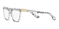 Thumbnail for Dolce & Gabbana DG5076-3314 Eyeglass Frame TRANSPARENT GRAFFITI w/DEMO LENS 53mm