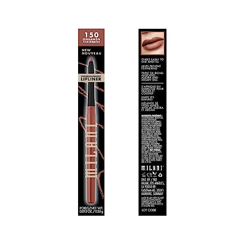 Milani Understatement Lipliner Pencil - Highly Pigmented Retractable Soft Lip Liner Pencil, Easy to Use Lip Makeup