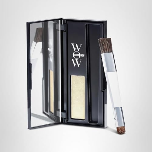 COLOR WOW Root Cover Up, Platinum – Instant Grey Coverage and Highlight Touch-Up, Water and Sweat Resistant, No mess Award-Winning Formula
