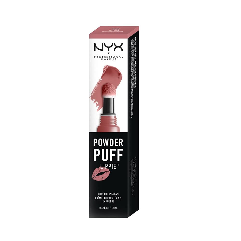 NYX PROFESSIONAL MAKEUP Powder Puff Lippie Lip Cream, Liquid Lipstick - Best Buds (Nude Rose)