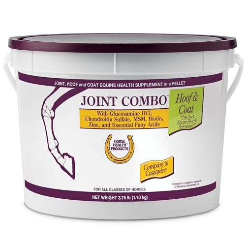 Horse Health Joint Combo Hoof & Coat, Convenient 3-in-1 Horse Joint Supplement Provides Complete Joint, Hoof and Coat Care, 3.75 lbs., 30 Day Supply