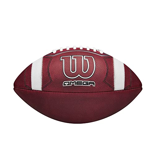 WILSON Omega Official College Football - Official Size, Brown