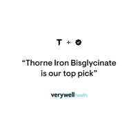 Thumbnail for THORNE Iron Bisglycinate - 25 mg Iron Supplement for Enhanced Absorption Without Gastrointestinal Side Effects* - NSF Certified for Sport - Gluten-Free - 60 Capsules