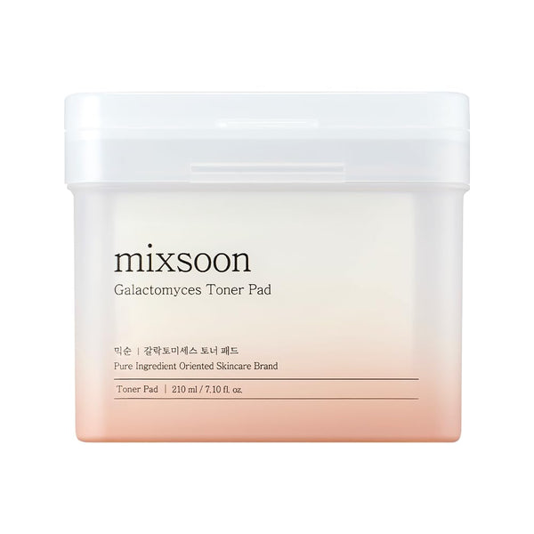 mixsoon Galactomyces Toner Pad,Fermented Nutrition, Galactomyces, Dual-Textured Pad 210ml / 7.10 Fl.Oz (60 heets)