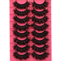 Thumbnail for Image 6 of Winifred Eyelashes Mink Lashes Dramatic Full Volume False Eyelashes 6D Faux Mink Eye Lash 18mm Long Lashes Pack 8 Pairs