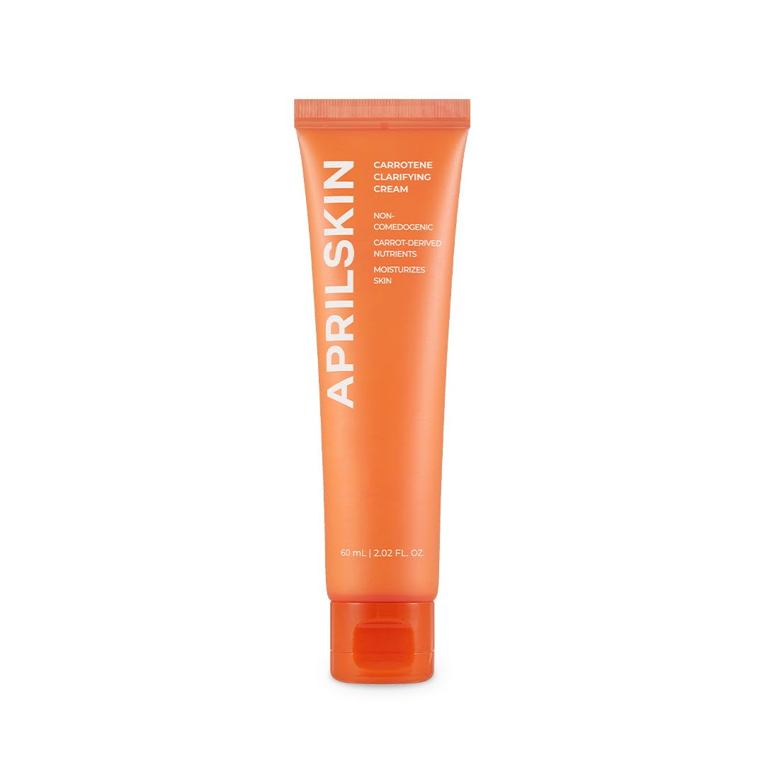 APRILSKIN Carrotene Clarifying Cream | Oily, sensitive, blemish-pron skin| Removes blemishes, balancing & skin protecting with M-Peptide | 2.02 oz | No sulfates and artificial fragrance