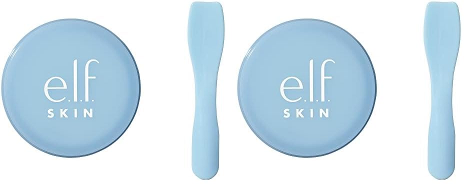 e.l.f. SKIN Holy Hydration! Lip Mask, Hydrating Lip Mask For A Softer & Smoother Pout, Infused With Hyaluronic Acid, Non-Sticky, Vegan & Cruelty-Free (Pack of 2)