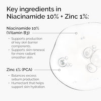 Thumbnail for The Ordinary Niacinamide 10% + Zinc 1%, Smoothing Serum for Blemish-Prone Skin, 1 Fl Oz