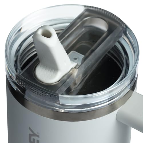 Stanley Quencher ProTour Flip Straw Tumbler with Leakproof Lid 30 oz | Built-In Straw & Handle | Cupholder Compatible for Travel | Insulated Stainless Steel Cup | BPA-Free | Frost