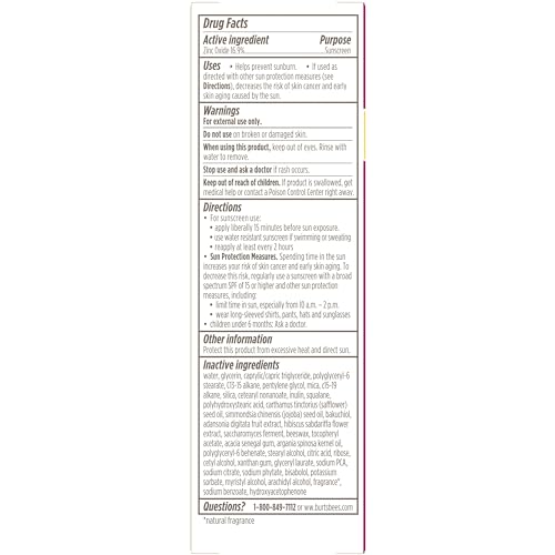 Burt's Bees Renewal SPF 30 Firming Day Face Lotion With Bakuchiol, Sunscreen Face Lotion With Natural Retinol Alternative, 98 Percent Natural Origin Skin Care, 1.8 oz. Tube