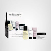 Thumbnail for philosophy 4-pc. skincare icons minis to visibly transform your skin set