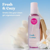 Thumbnail for eos Cashmere Body Mist, Fresh & Cozy, Body Spray for Women, Hair Mist, Moisturizing, Hyaluronic Acid, Glycerin, Vegan, Cruelty-free, 6 fl oz