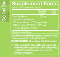 Thumbnail for The Vitamin Shoppe Triple Strength Green Tea Extract 750mg Capsules with EGCG – A Natural Antioxidant to Support Fat Metabolism – Fights Free Radicals – Decaffeinated (100 Vegetarian Capsules)