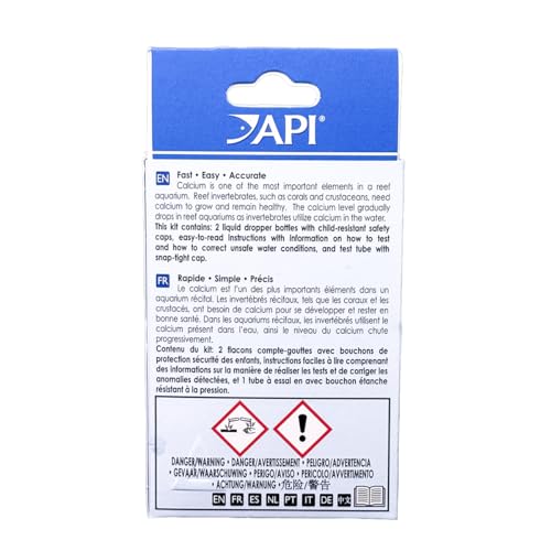API CALCIUM TEST KIT Saltwater Aquarium Water 1-Count Test Kit