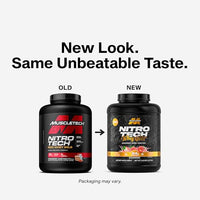 Thumbnail for Muscletech Whey Protein Powder (Strawberry Shortcake, 5LB) - Nitro-Tech Whey Protein Isolate Smoothie Mix for Lean Muscle & Fast Recovery - 24g of Whey Gold Protein for Women & Men, Packaging May Vary
