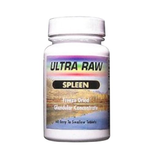 Ultra Glandulars Raw Spleen Tablets, 200 Mg, 60 Count