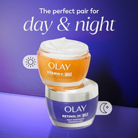 Thumbnail for Olay Retinol Face Moisturizer, 24 MAX Anti-Aging Night Cream for Women, Fragrance-Free, Non Greasy - Anti-Wrinkle, Smooth Fine Lines, Tightening, Hydrating Skin Care - Peptides, Glycerin, 1.7 Oz