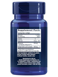 Thumbnail for Life Extension Super Ubiquinol CoQ10 with Enhanced Mitochondrial Support, Potent Heart Health & Cellular Energy Production Support, Ultra-absorbable, Gluten-Free, Non-GMO, 100 mg, 60 softgels