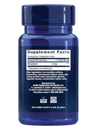 Thumbnail for Life Extension Melatonin 6 Hour Timed Release, 3 mg, Extended-Release Formula for Optimal Sleep Support, Healthy circadian Rhythms, Cellular Defense, Gluten-Free, Non-GMO, Vegetarian, 60 Tablets