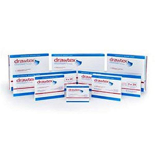 Steadmed Medical Drawtex Hydroconductive Wound Dressing 8" X 8", with Levafiber Technology (Box of 10)