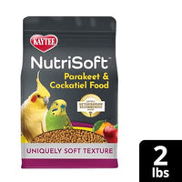 Thumbnail for Kaytee NutriSoft Pet Parakeet & Cockatiel Bird Food, 2 lb