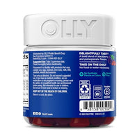 Thumbnail for OLLY Men's Multivitamin Gummy, Vitamins A, C, D, E, B, Zinc, Blackberry Flavor, 45 Day Supply - 90 Count