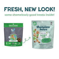 Thumbnail for Shameless Pets Crunchy Cat Snacks & Treats – Healthy Cat Treats for Indoor Cats & Kittens with Catnip, Real Chicken & Digestive Support, Catnip N Chill (2.5 oz)