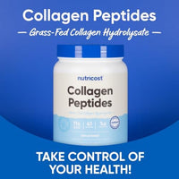 Thumbnail for Nutricost Collagen Peptides Powder 1LB (454 G) - Grass Fed Bovine Collagen Hydrolysate (Unflavored)