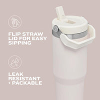 Thumbnail for Stanley IceFlow Flip Straw Tumbler with Handle 30 oz | Twist On Lid and Flip Up Straw | Leak Resistant Water Bottle | Insulated Stainless Steel |BPA-Free | Lilac