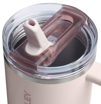 Thumbnail for Stanley Quencher ProTour Flip Straw Tumbler with Leakproof Lid 30 oz | Built-In Straw & Handle | Cupholder Compatible for Travel | Insulated Stainless Steel Cup | BPA-Free | Rose Quartz