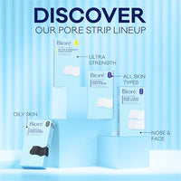 Thumbnail for Bioré Nose+Face Blackhead Remover Strips, Deep Cleansing Strips for Nose, Chin, or Forehead, Instant Blackhead Removal and Pore Unclogging, Oil-free, Non-Comedogenic Use, Value Size 24 Count