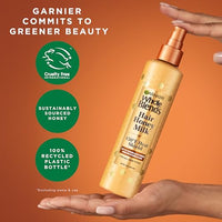 Thumbnail for Garnier Whole Blends Hair Honey Milk 450F Heat Protectant Spray, For All Hair Types With Up To 100 Hrs of Frizz Control, 8.5 Fl Oz, 2 Count