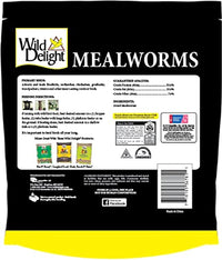 Thumbnail for Wild Delight Mealworms Wild Bird Food, 16 oz Bag, Brown