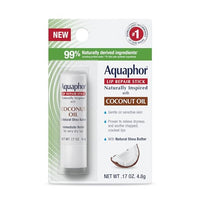 Thumbnail for Aquaphor Naturally Inspired Lip Repair Stick with Coconut Oil and Natural Shea Butter, Hydrating Lip Balm Stick Immediately Relieves Dryness and Soothes Chapped Lips, 0.17 Oz Stick