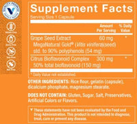 Thumbnail for The Vitamin Shoppe Grape Seed Extract 60MG (120 Capsules)