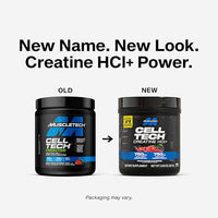 Thumbnail for MuscleTech Cell-Tech Creactor - Creatine HCl Formula - Muscle Builder for Men & Women - Creatine HCl + Free-Acid Creatine Supplements - Fruit Punch Extreme, 120 Servings