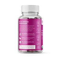 Thumbnail for Hyland's Organic Elderberry Plus Gummies, Organic Black Elderberry with ZINC and Vitamin C, Immune Support Supplement for Adults, 60 Vegan Gummies (30 Days)