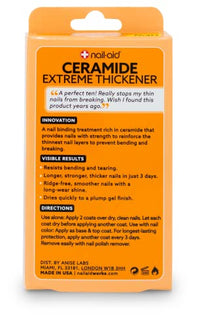 Thumbnail for Nail-Aid Ceramide Extreme Thickener - Nail Strengthener - Ridge-Free, Long-Wear Shine Finish - Clear, 0.55 Fluid Ounce