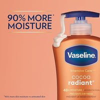 Thumbnail for Vaseline Intensive Care Body Lotion Cocoa Radiant 4 Count for Dry Skin Lotion Made with Ultra-Hydrating Lipids and Pure Cocoa Butter for a Long-Lasting, Radiant Glow 20.3 Oz