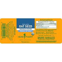 Thumbnail for Herb Pharm Certified Organic Oat Seed Liquid Extract for Nervous System Support, Organic Cane Alcohol, 1 Fl Oz