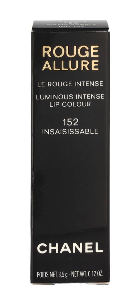 Chanel Rouge Allure Luminous Intense Lip Colour No. 152 Insaisissable for Women, 0.12 Ounce