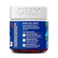 Thumbnail for OLLY Men's Multivitamin Gummy, Vitamins A, C, D, E, B, Zinc, Blackberry Flavor, 45 Day Supply - 90 Count