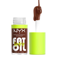 Thumbnail for NYX PROFESSIONAL MAKEUP Fat Oil Lip Drip, Moisturizing, Shiny and Vegan Tinted Lip Gloss - Livin the Cream (Dusty Brown)