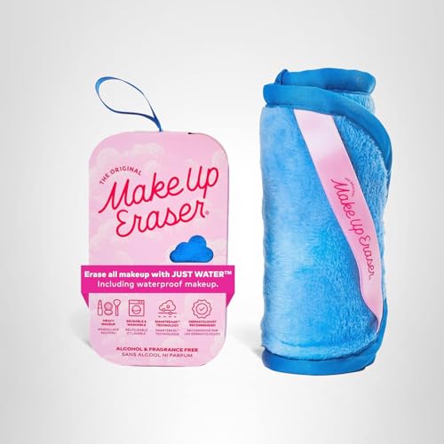 The Original MakeUp Eraser PRO, Effortlessly Remove All Makeup Using Only Water, Including Waterproof Mascara, Eyeliner, Foundation, Lipstick, Sunscreen,and More! Berry Blue, 1ct