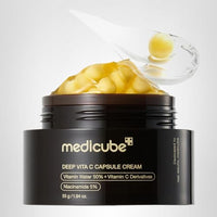 Thumbnail for medicube Capsule Cream with Deep Vitamin C | Liposome Vitamin C Golden Capsule for Radiance & Firm-Looking Skin | Hydrating Glow Gel Texture | Korean Skincare, 1.94 oz