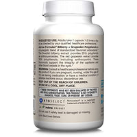 Thumbnail for Jarrow Formulas® Bilberry + Grapeskin Polyphenols, Vision and Eye Health, 60 Veggie Capsules, Up to a 30 Day Supply
