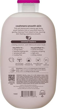 Thumbnail for eos Cashmere Body Wash – Coconut Waters, Moisturizing Body Wash, Creamy Gel Formula, with Shea Butter, Glycerin, Vitamin E, pH Balanced, Sensitive Skin, Vegan, 16 fl oz