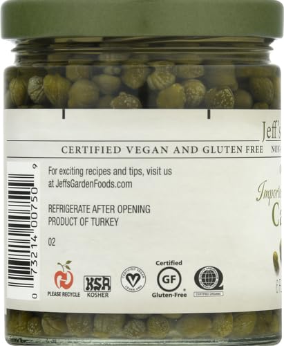 Jeffs Naturals Capers Non Pareil natural, 6 oz