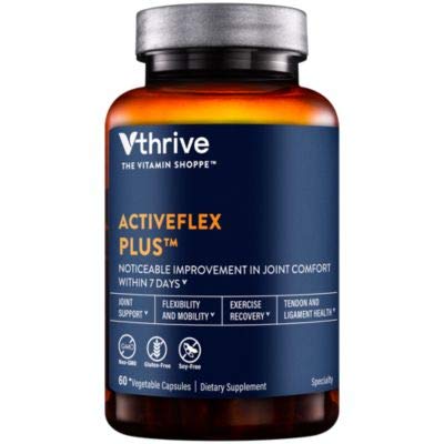 Activeflex Plus Joint Support for Flexibility Mobility, Supports Exercise Recovery, 60 Vegetable Capsules by Vthrive
