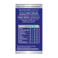 Thumbnail for Qunol Brain Health Memory Plus, Magnesium L-Threonate & Citicoline, Clinically Tested Ingredients to Improve Memory, Focus, Attention and Productivity, 60 Count (Pack of 1)
